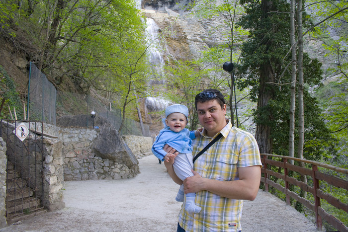 Ура, я увидел водопад Учан-Су:)
